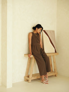 The Front-Pleat Jumpsuit